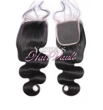 100% Human Hair 4x4 Body Wave Closure 20”inch