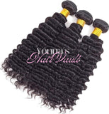 100% Human Hair Water Wave Bundles 3pcs 24” inch